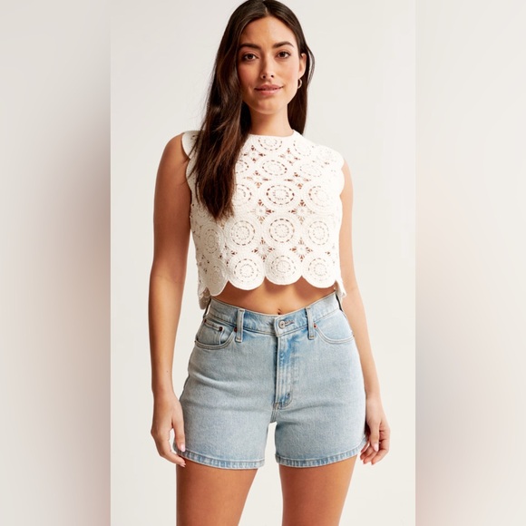 Abercrombie & Fitch Pants - Abercrombie & Fitch Light Blue Jean Shorts